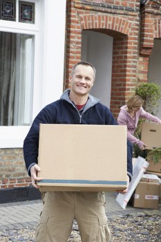 Students using storage space in Camden for boxes and luggage