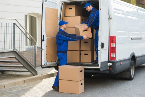 Fragile household items packed safely for a Camden relocation