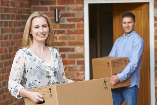 Packing supplies and organised boxes for a Camden removal service